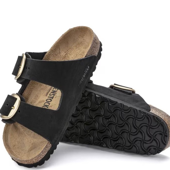 Birkenstock Arizona Big Buckle - Nubuck Leather Size 40 Narrow - Picture 1 of 3